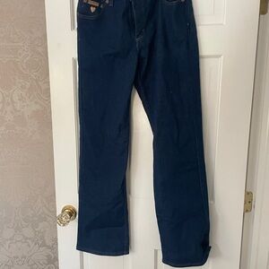Dark Blue Denim Jeans Vintage 90s Betsey Johnson large